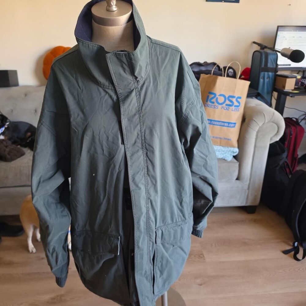 Billabong Men's Green and Khaki Jacket